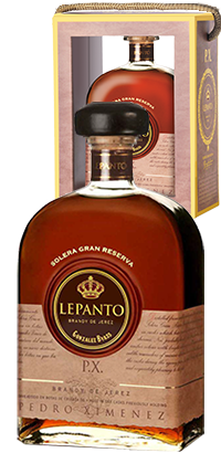 Brandy de Jerez Lepanto Pedro Ximénez Solera Gran Reserva