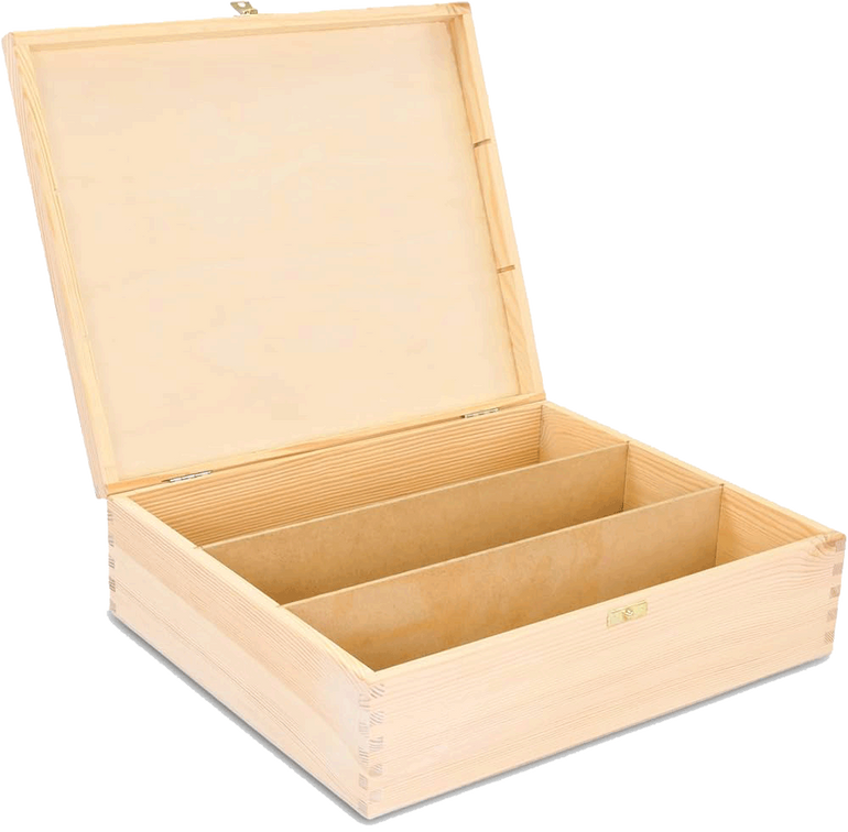 Zasuwana skrzynka na wino - potrójna