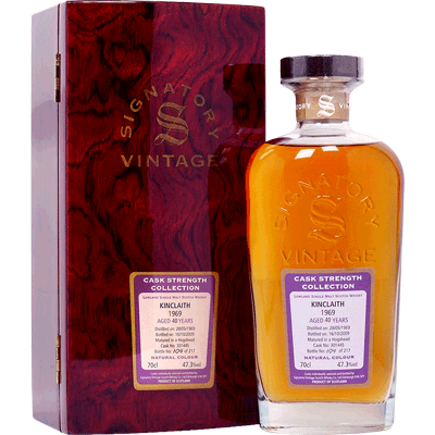 Kinclaith 40 YO Signatory Vintage 1969