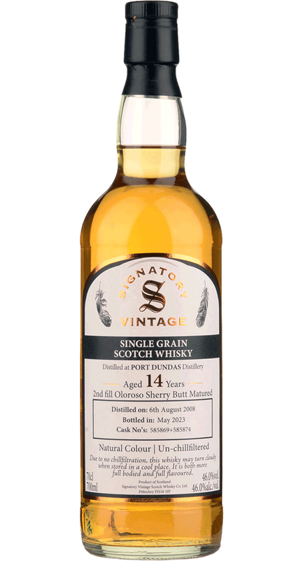 Port Dundas 2008 14 YO Single Grain Scotch Whisky