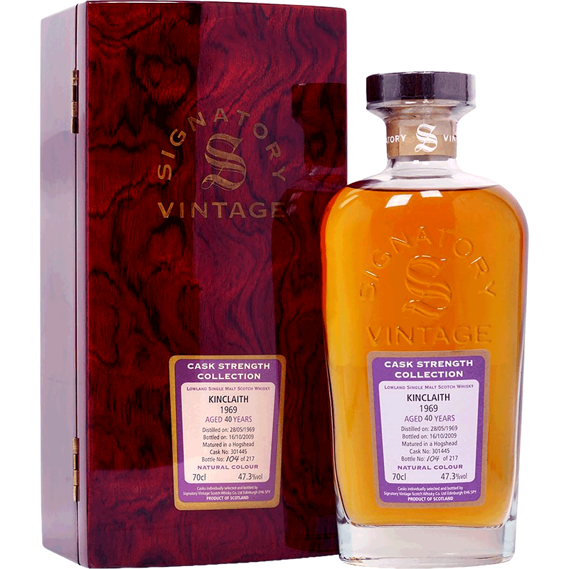 Kinclaith 40 YO Signatory Vintage 1969