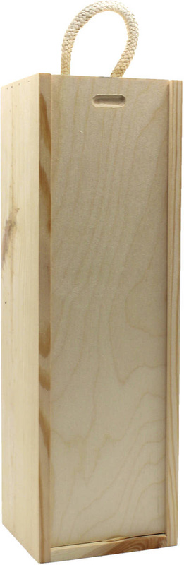 Zasuwana skrzynka na wino - pojedyncza szeroka