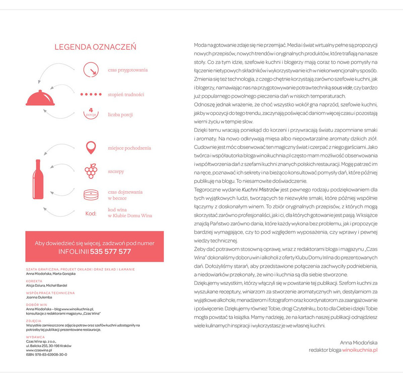 Książka z przepisami "Kuchnia Mistrzów"