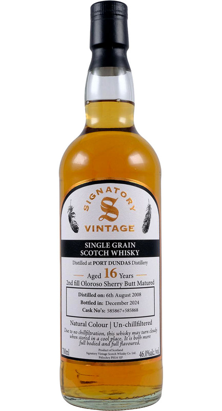 Port Dundas 2008 16 YO Single Grain Scotch Whisky