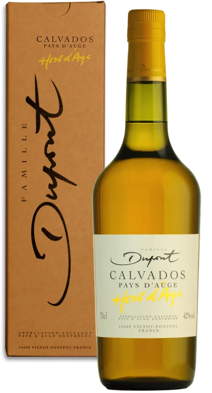 Calvados Hors d'Age w pudełku