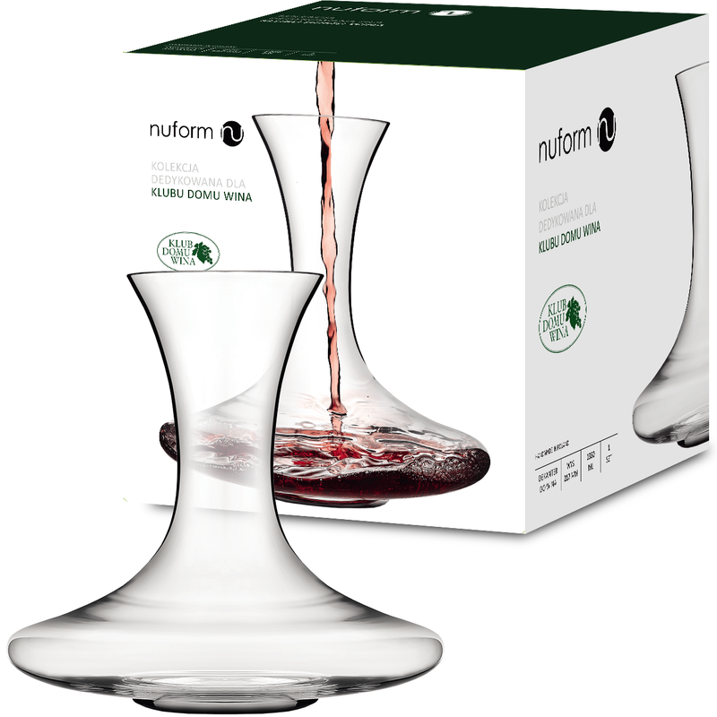 Ręcznie robiona karafka - kolekcja Klubu Domu Wina