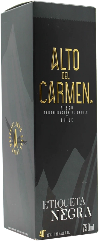 Pisco Alto del Carmen Etiqueta Negra