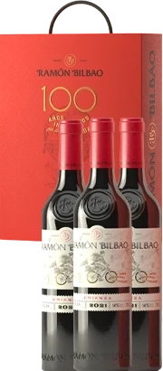 Ramón Bilbao Crianza - 3 butelki w prezentowym pudełku