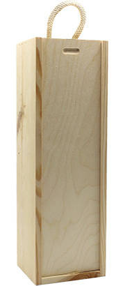 Zasuwana skrzynka na wino - pojedyncza szeroka