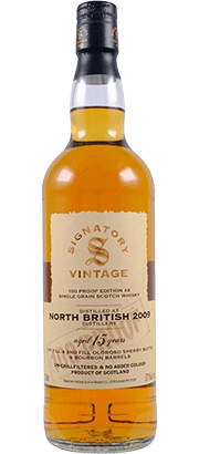 North British 2009 15 YO 100 Proof Edition # 2 Single Grain Scotch Whisky