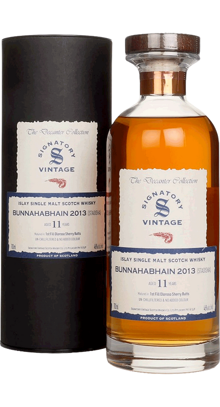Bunnahabhain (Staoisha) 2013 11 YO Ibisco Decanter