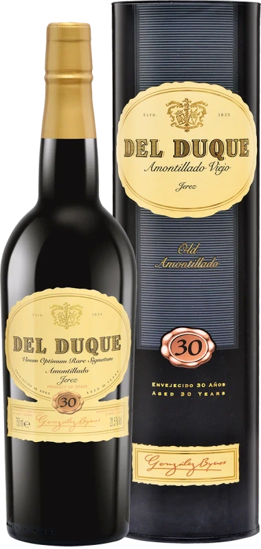 Sherry Del Duque Amontillado VORS 30 YO w tubie