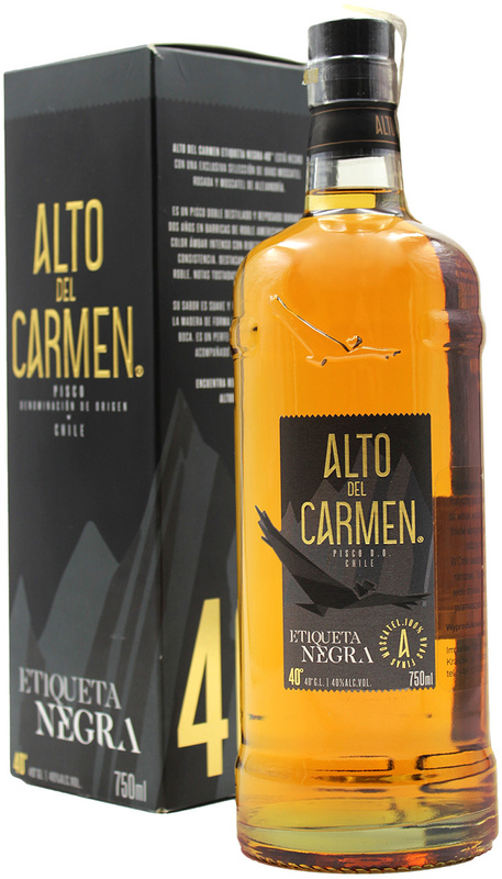 Pisco Alto del Carmen Etiqueta Negra