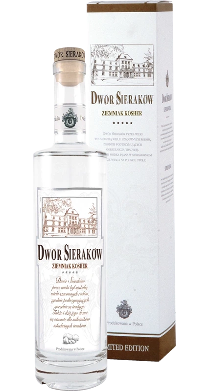 Dwór Sieraków Ziemniak kosher 0,5 l w pudełku