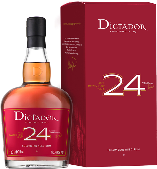 Rum Dictador 24YO w ozdobnym opakowaniu